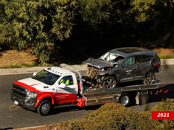 tiger woods 2021 car accident getty 2