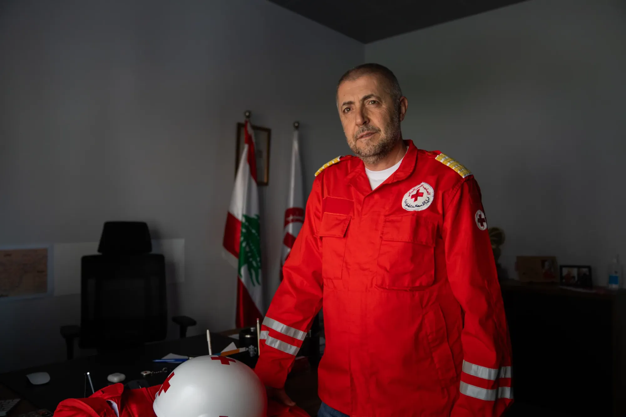 Red Cross director of emergency medical services Alexy Nehme has asked United Nations peacekeepers and Israeli officials why volunteer paramedic Assaf was killed.