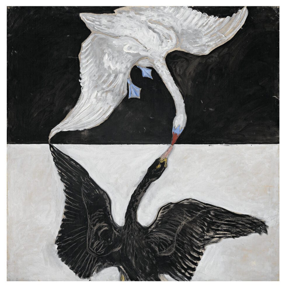 Swan, No. 1, 1914-1915, สีน้ำมันบนผ้าใบ, 150 × 150 ซม.