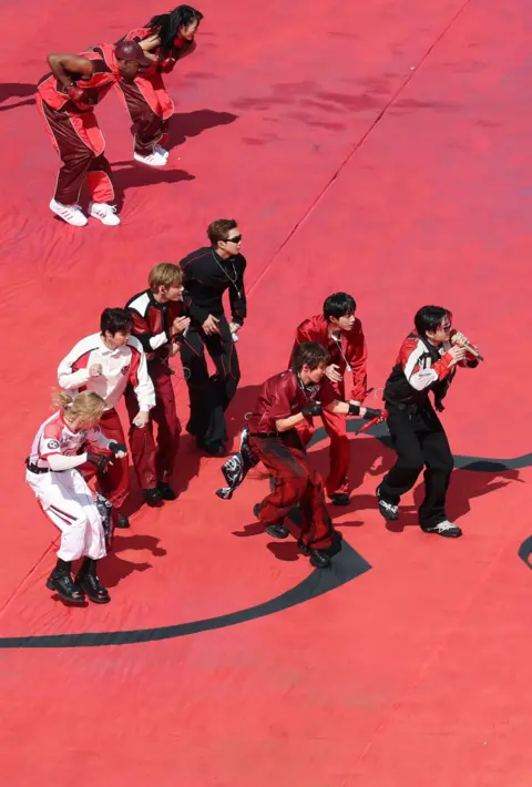 Getty Images South Korean K-pop group BTS performs