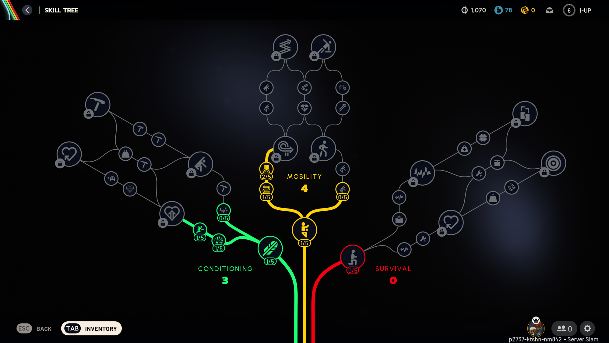 ทักษะที่ดีที่สุดใน Arc Raiders: ต้นไม้ทักษะของนักล่าที่ลงพอยต์ไปกับสาย Conditioning และ Mobility