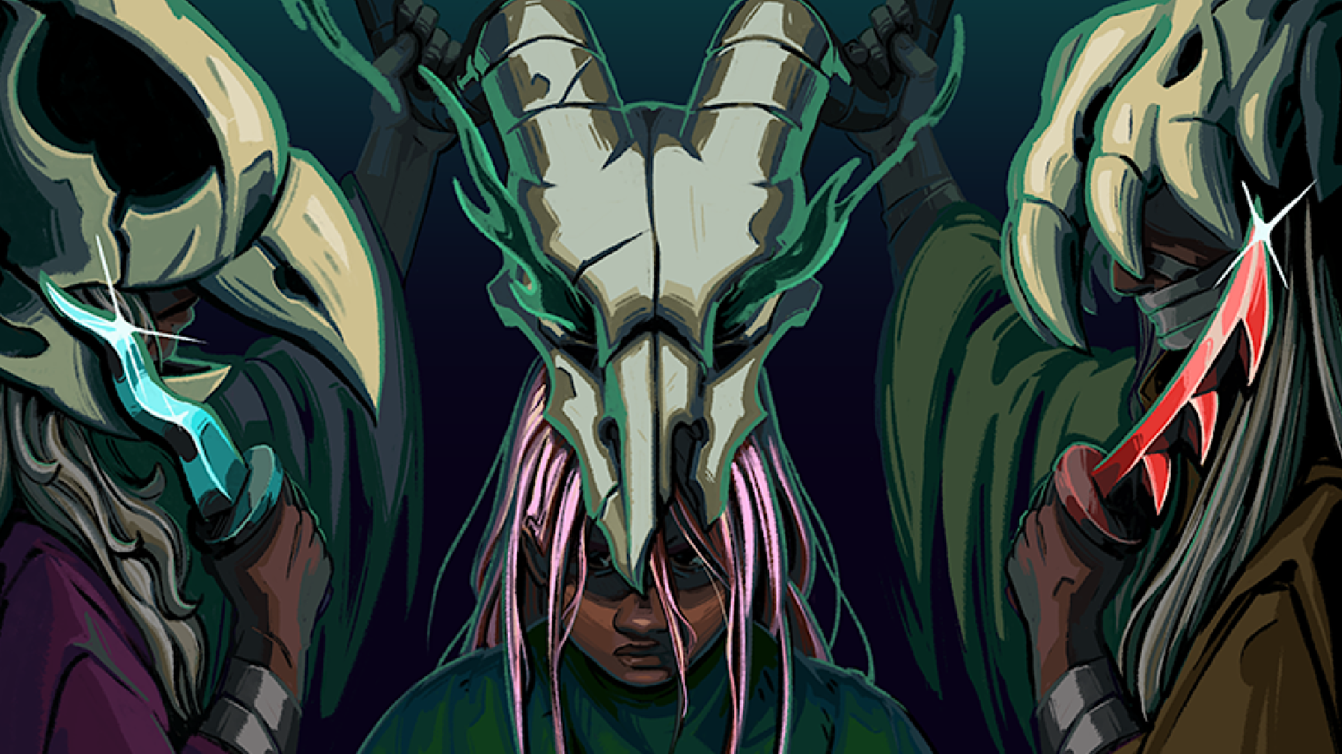 The Silent is anointed with her mask in Slay the Spire 2