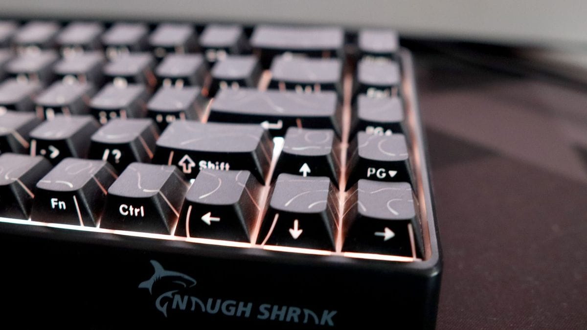 Gamakay x NaughShark NS68 บนโต๊ะ