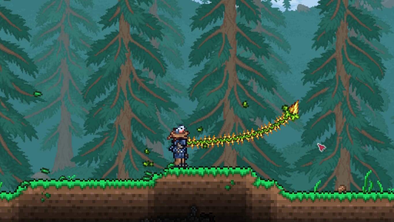 แส้ของตัวละครในเกม Terraria