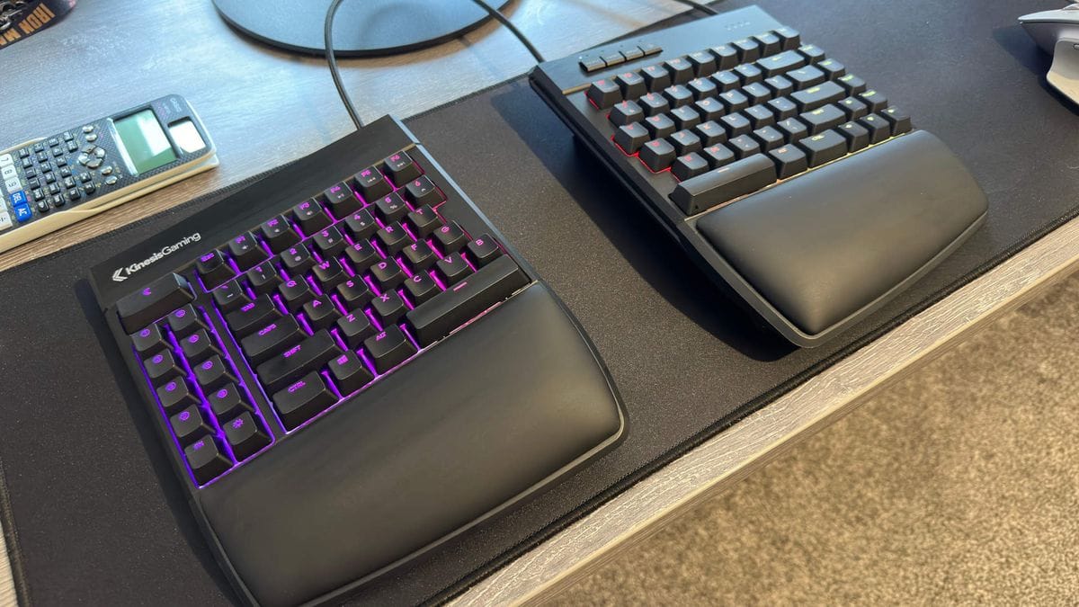 คีย์บอร์ดสรีระ Kinesis Gaming Freestyle Edge RGB