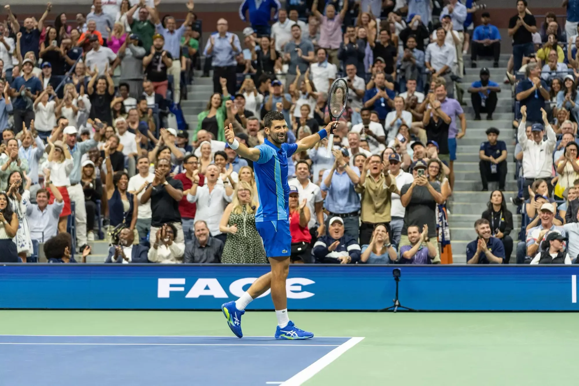 Novak Djokovic of Serbia at the 2023 US Open Championships
