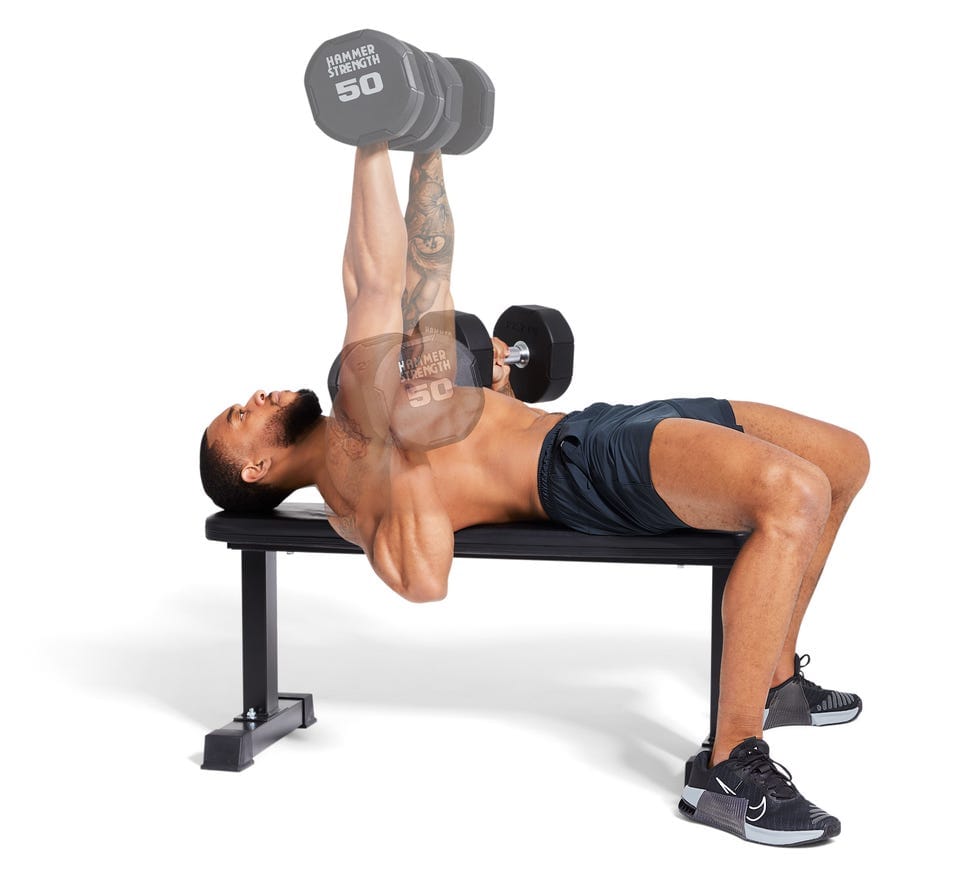 ท่า Dumbbell Bench Press
