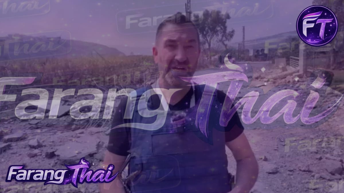 ระทึก จรวดอิสราเอลพุ่งเฉียดนักข่าวอังกฤษกลางรายงานสดในเลบานอน