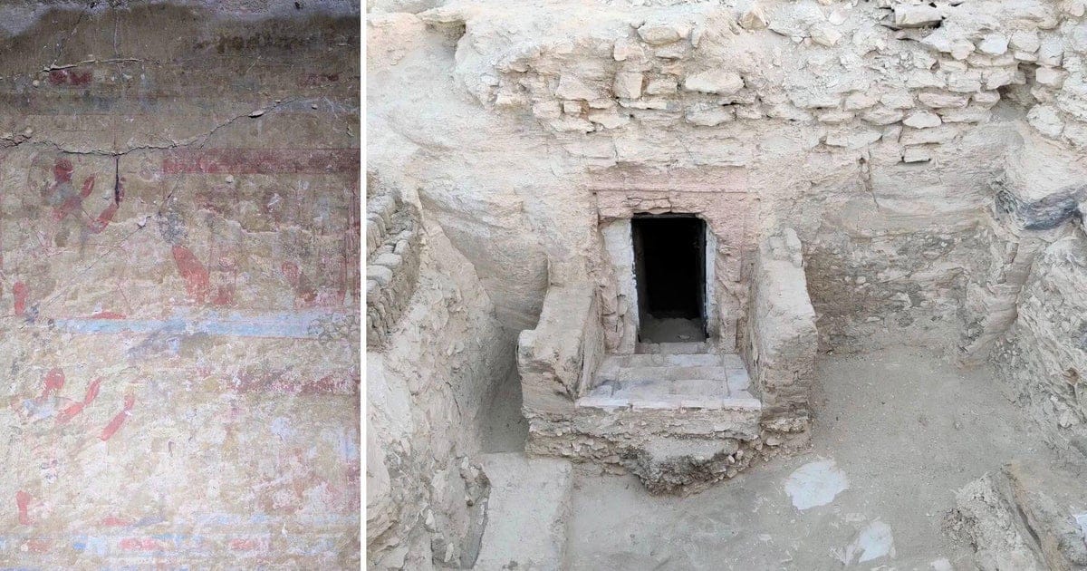 นักโบราณคดีค้นพบสุสานอายุ 3,000 ปี ใกล้เมืองลักซอร์ ประเทศอียิปต์
