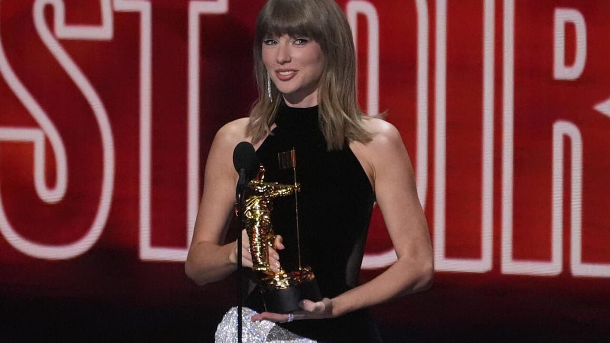 เทย์เลอร์ สวิฟต์ คว้า 31 รางวัล MTV VMA กลายเป็นศิลปินที่ได้รางวัลมากที่สุดในประวัติศาสตร์