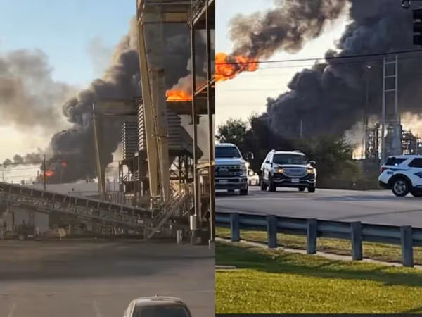 โรงกลั่นน้ำมันดิบในเท็กซัสระเบิดครั้งใหญ่ ควันดำทะมึนปกคลุมเมือง สั่งประชาชนห้ามออกจากบ้าน