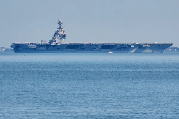 เรือบรรทุกเครื่องบินใหญ่ที่สุดในโลก USS Ford เตรียมกลับฐานหลังออกทะเลกว่า 300 วัน