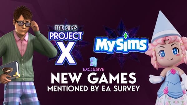 หลุดแบบสอบถามลับจาก EA เปิดเผยเกม The Sims ภาคใหม่ MySims รีบูต และเกมมือถืออีกสองตัว